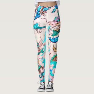 JAPANISCHE Drache-Leggings Leggings