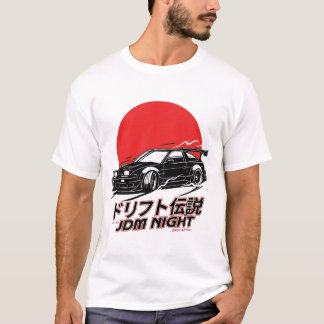 Japanische Drift-Kultur-Straßenrenn-Ästhetik T-Shirt