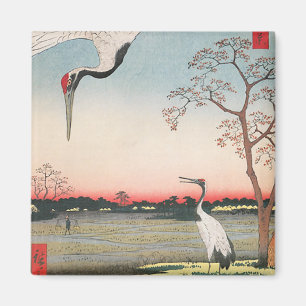 Japanische Egrets Magnet