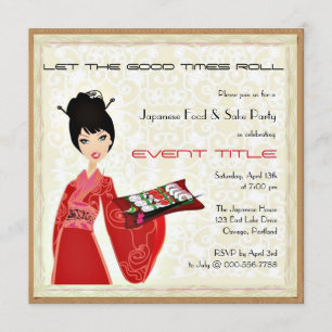 Japanische Einladung