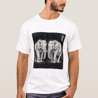 Japanische Elefanten-Kanji T-Shirt
