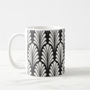 Japanische Eleganz: Ornamentales Vintage-Muster Kaffeetasse