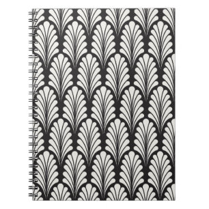 Japanische Eleganz: Ornamentales Vintage-Muster Notizblock