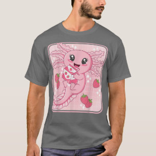 Japanische Erdbeermilch Anime Pink Kawaii Aesthet T-Shirt