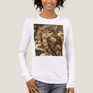 Japanische Eulen-Kunst | Traditionelles Eulen-Wäch Tri-Blend Shirt
