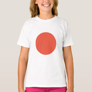 Japanische Fahne-Kreis-Emblem der aufgehenden Sonn T-Shirt