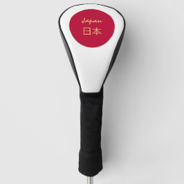 Japanische Fahne und Golf Japan Sport Covers / Clu Headcover