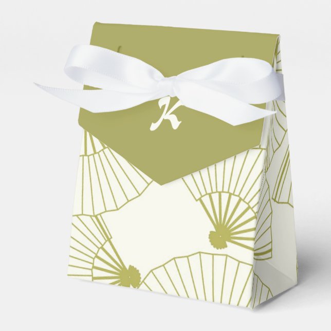 Japanische Faltschachtel für Lüfterfavoriten Geschenkschachtel (Vorderseite)
