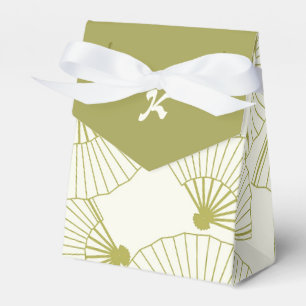 Japanische Fan-Gefälligkeitsbox Geschenkschachtel