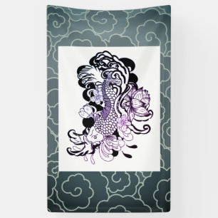 JAPANISCHE FISCHE Fahne Banner