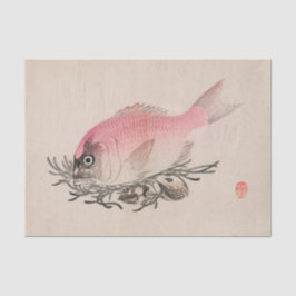 JAPANISCHE FISCHE im ROSA Seidenpapier