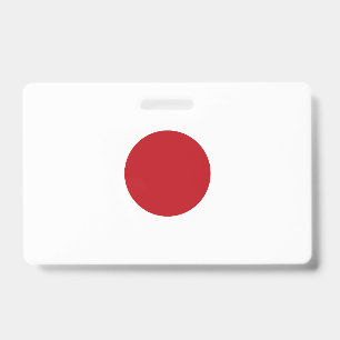 Japanische Flagge Ausweis