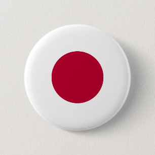 Japanische Flagge Button