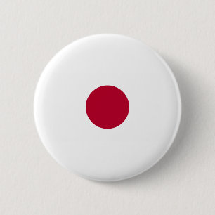 Japanische Flagge Button