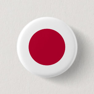 japanische Flagge Button