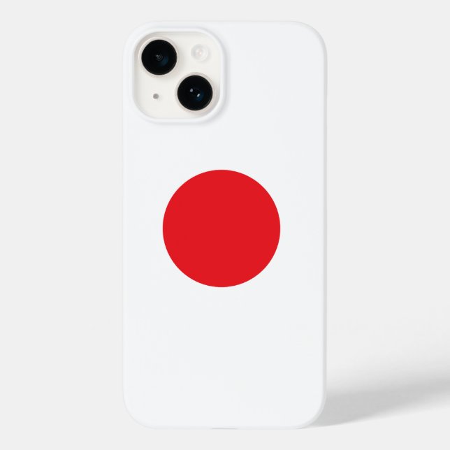 Japanische Flagge Case-Mate iPhone Hülle (Rückseite)