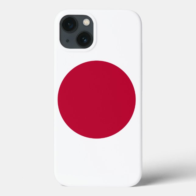 Japanische Flagge Case-Mate iPhone Hülle (Rückseite)