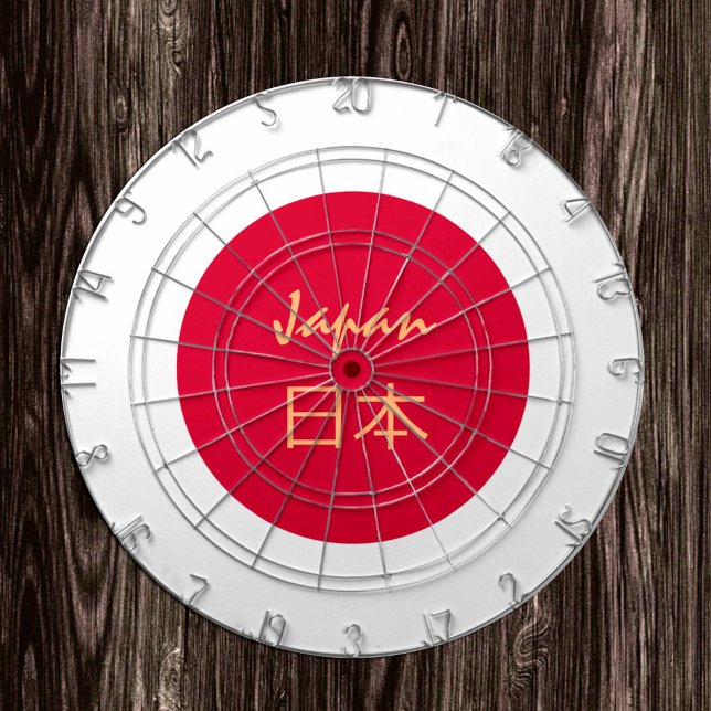 Japanische Flagge Dartboard & Japan / Spielbrett Dartscheibe (Von Creator hochgeladen)