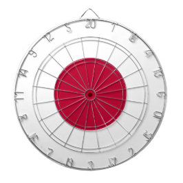 Japanische Flagge Dartscheibe