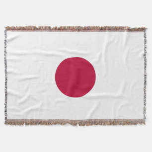 Japanische Flagge Decke