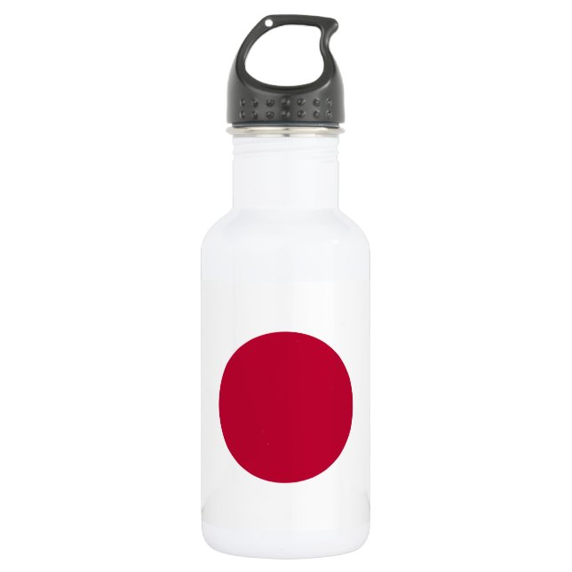 Japanische Flagge Edelstahlflasche (Vorderseite)