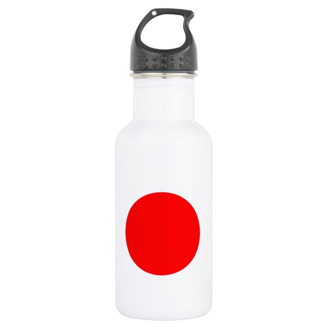 Japanische Flagge Edelstahlflasche (Vorderseite)