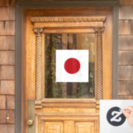 Japanische Flagge Fensteraufkleber