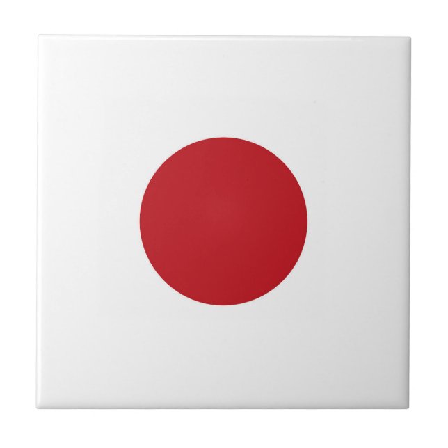 Japanische Flagge Fliese (Vorderseite)