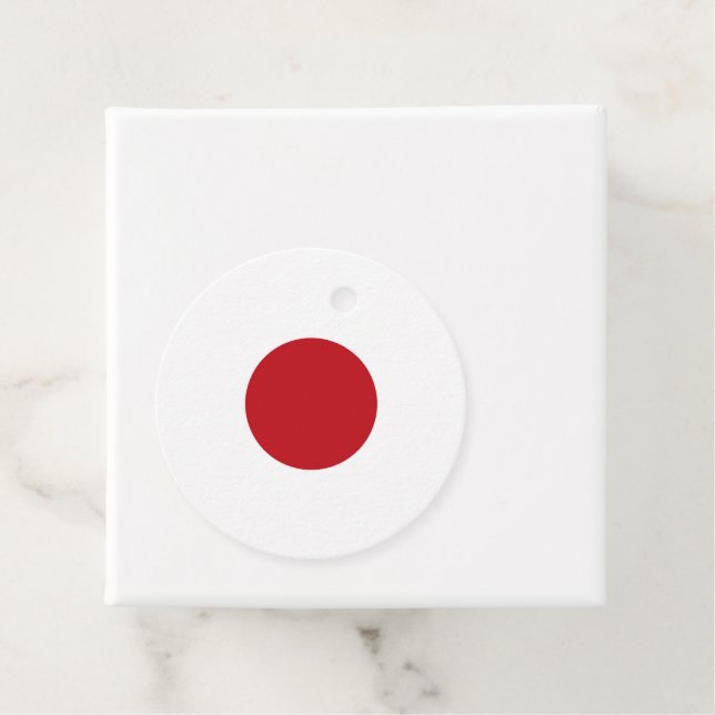 Japanische Flagge Geschenkanhänger (Beispiel)
