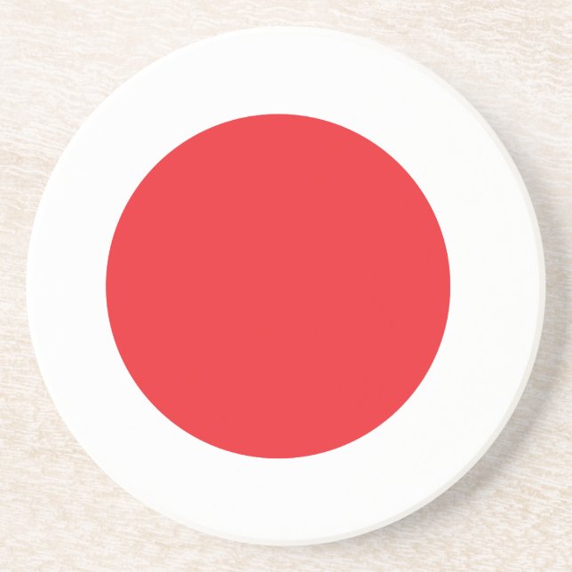 Japanische Flagge Getränkeuntersetzer (Vorne)
