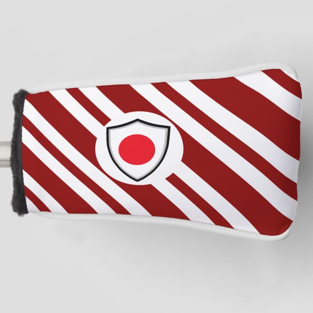 Japanische Flagge Golf Headcover (Vorderseite)