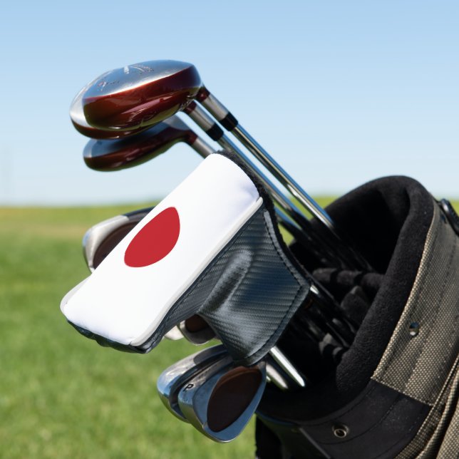 Japanische Flagge Golf Headcover (In Situ)