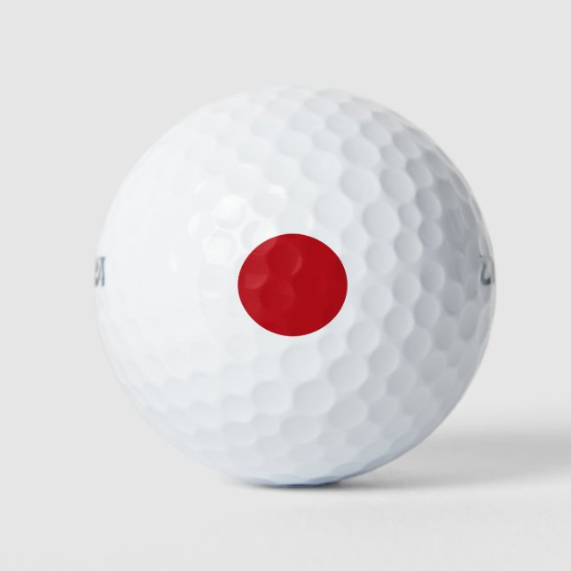 Japanische Flagge Golfball (Vorderseite)