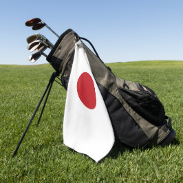 Japanische Flagge Golfhandtuch