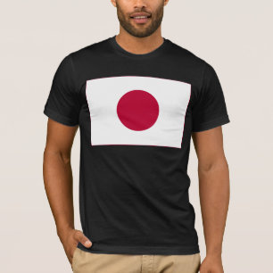Japanische Flagge: Hinomaru, Nisshōki, rote aufste T-Shirt