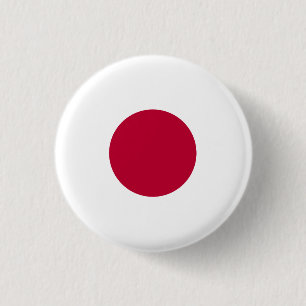 Japanische Flagge, japanische Flagge Button