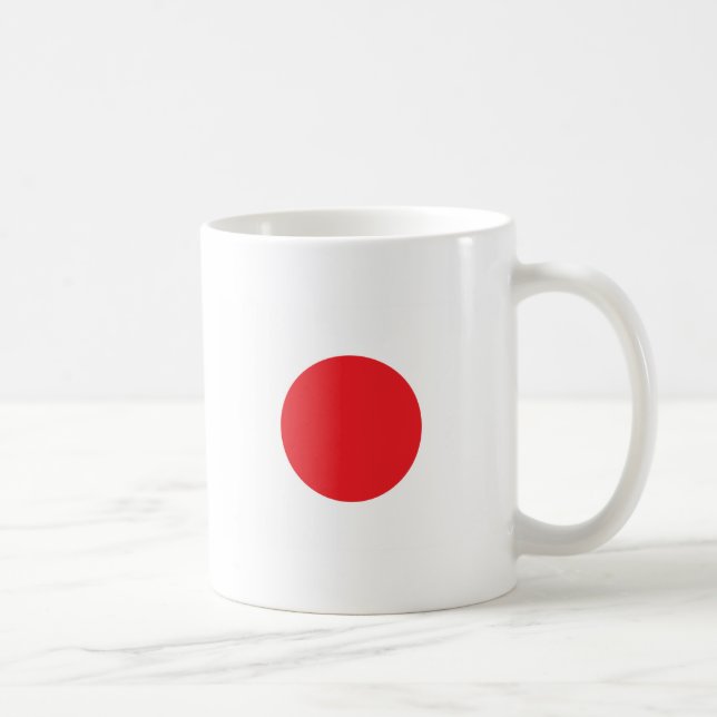 Japanische Flagge Kaffeetasse (Rechts)