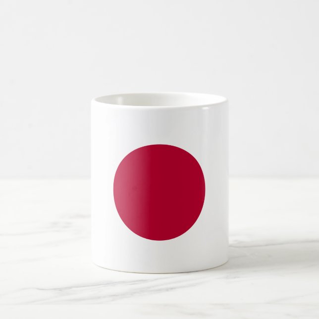 Japanische Flagge Kaffeetasse (Mittel)