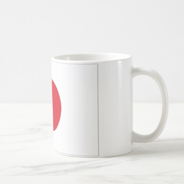Japanische Flagge Kaffeetasse (Rechts)