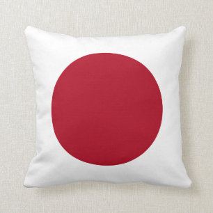 Japanische Flagge Kissen