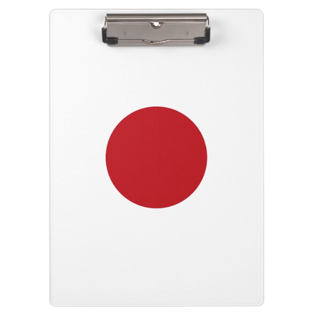 Japanische Flagge Klemmbrett (Vorderseite)