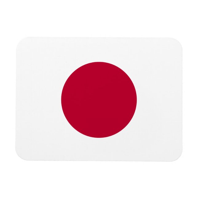Japanische Flagge Magnet (Horizontal)
