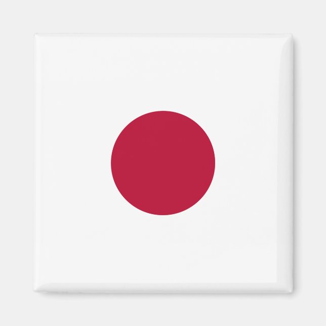 Japanische Flagge Magnet (Vorne)