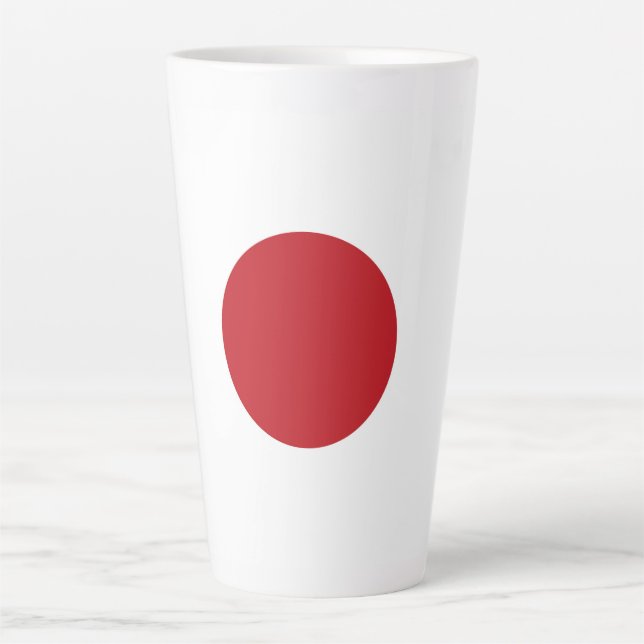 Japanische Flagge Milchtasse (Vorderseite)