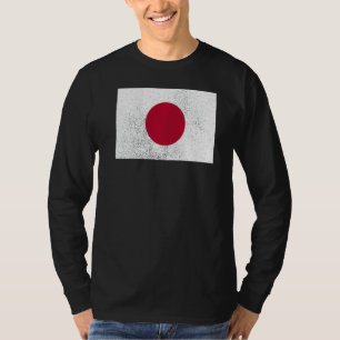 Japanische Flagge mit japanischer Flagge T-Shirt
