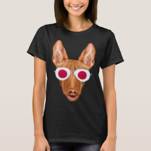 Japanische Flagge Pharaoh Hound Dog Japan Pocket T-Shirt