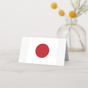 Japanische Flagge Platzkarte