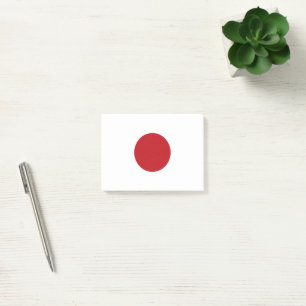 Japanische Flagge Post-it Klebezettel