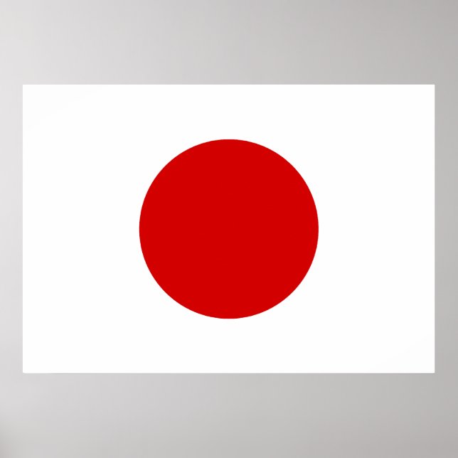 Japanische Flagge Poster (Vorne)