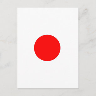 Japanische Flagge Postkarte